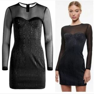 Alice + Olivia Women's Takako Crew neck Mini Dress Size 0